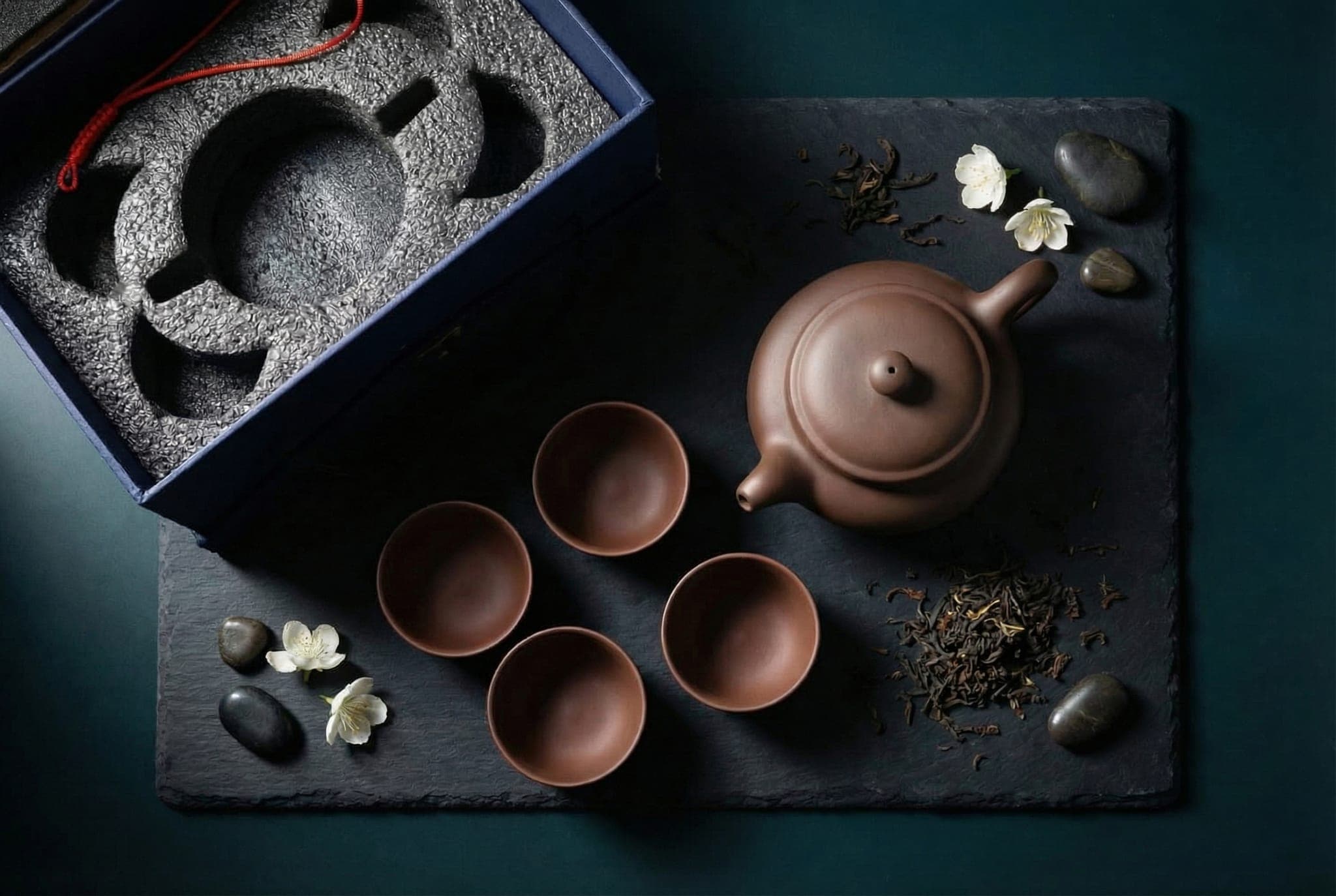 Yixing Small Tea Set — view 1